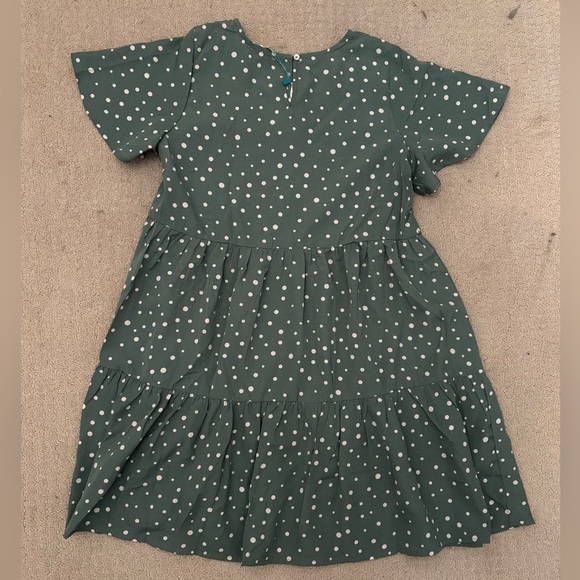NWT Hayden Girls Polka Dot Buttoned Mini Dress - Picture 3 of 6